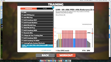 Using a TrainingPeaks Pre-Built Workout on Zwift