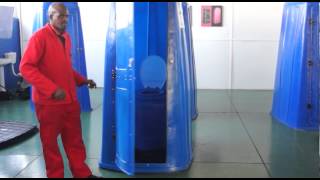 Atlas Plastics Stackable Mobile Toilet