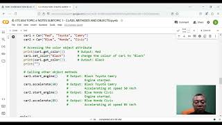 ETC454 TOPIC 6-1-D (PYTHON'S OOP:   CLASS, METHODS & OBJECTS -   EXAMPLES PART 3)