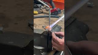 Aluminum Brazing of an AC hose.  Rebuilding AC hoses.  Custom AC hoses