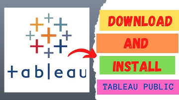 Tableau Course | Tutorial 2 | Tableau Public Download Install and SignUp Video