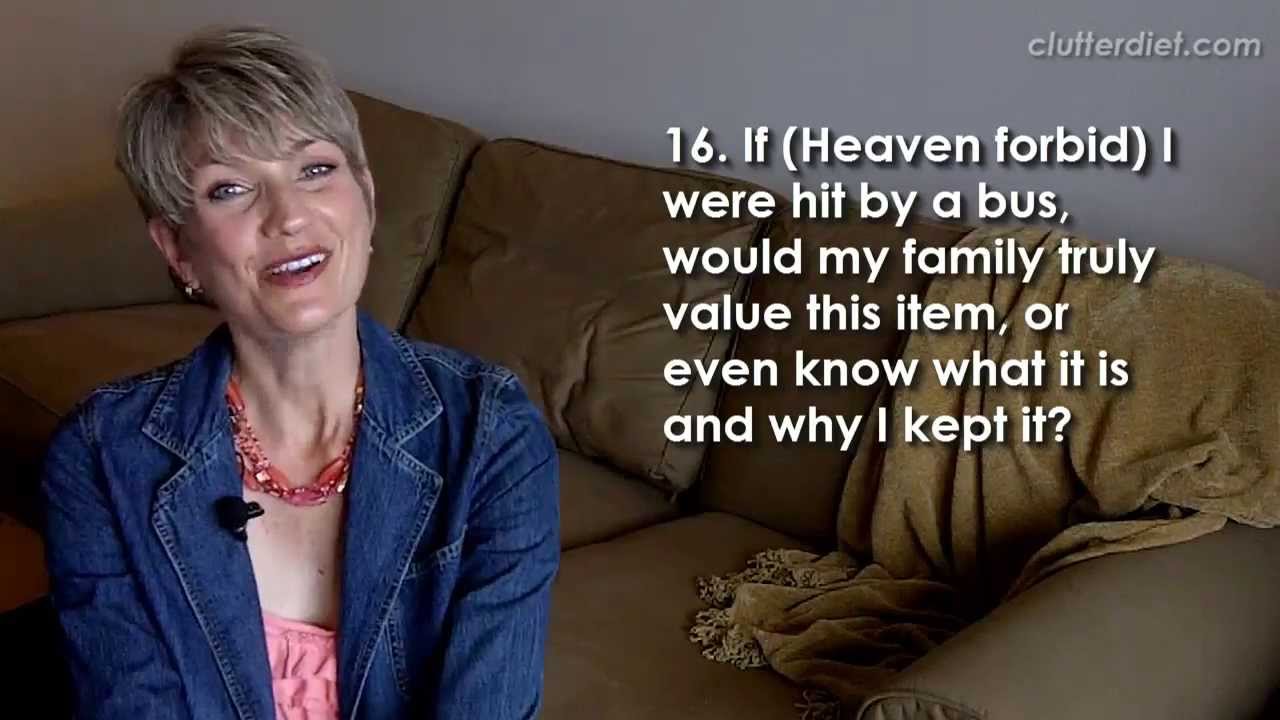20 Questions to Ask About Keeping Anything | Clutter Video Tip