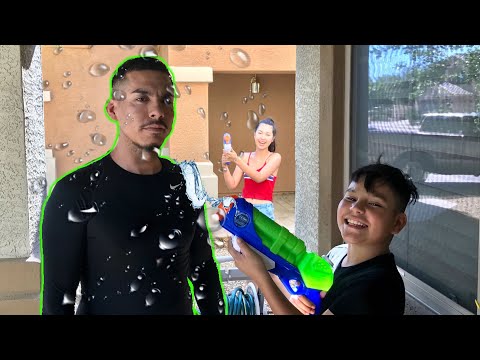 water-gun-prank-on-dad!!!-*water-war*