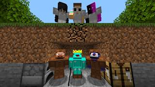 Minecraft Speedrunner 3v3 Manhunt…