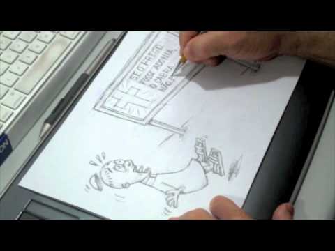 AMARILDO CHARGES & CARICATURAS - ILUSTRACAO PARA LIVRO DO ROSSINI - FINALIZAÇÃO.M4V