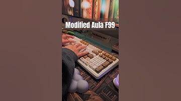 Aula F99 w/ HMX Hibiscus Switches #aulaf99 #asmr #keyboardasmr #typingasmr #customkeyboard #typing