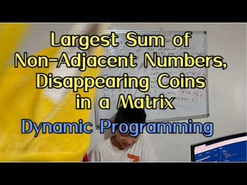 Day 521 - Teaching Kids Programming - Largest Sum of Non-Adjacent ...