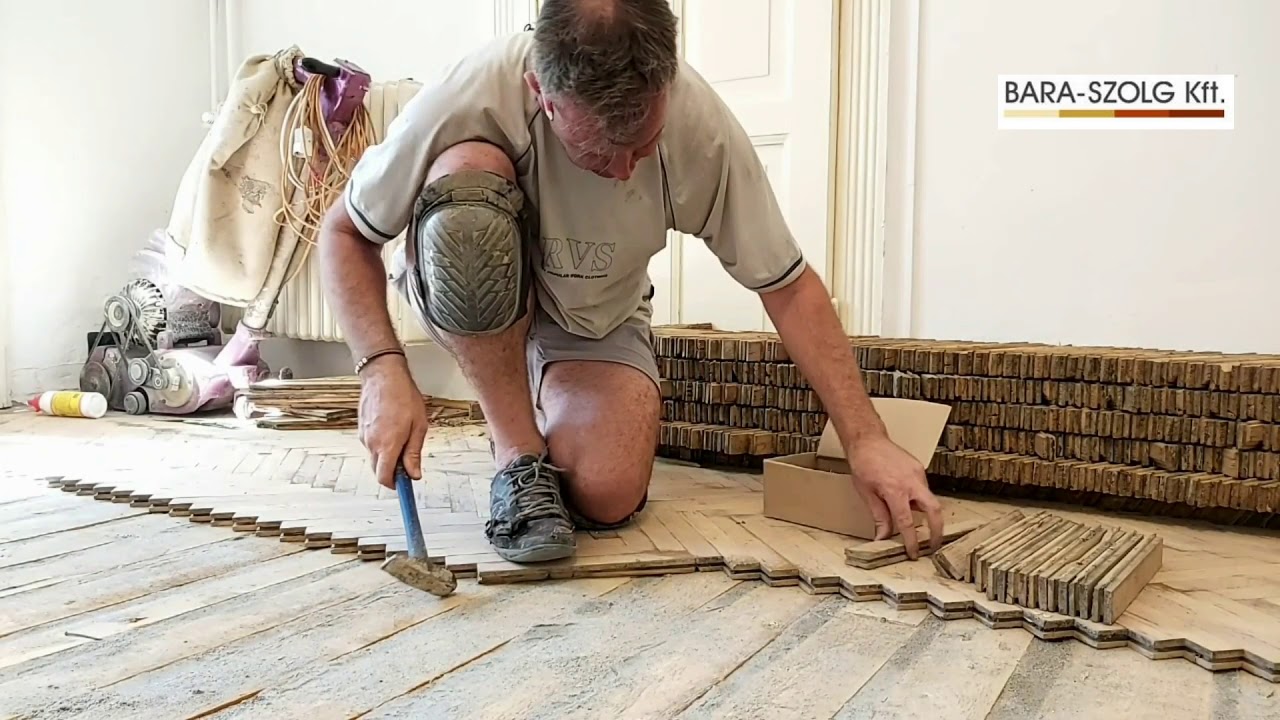 Hagyományos parketta lerakás videó útmutató