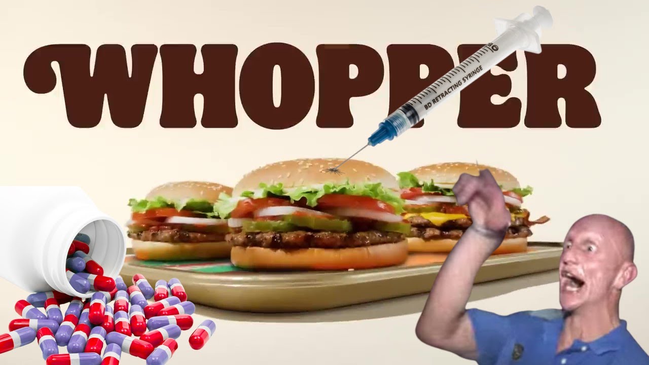 Whopper Whopper Ad but He's on Drugs