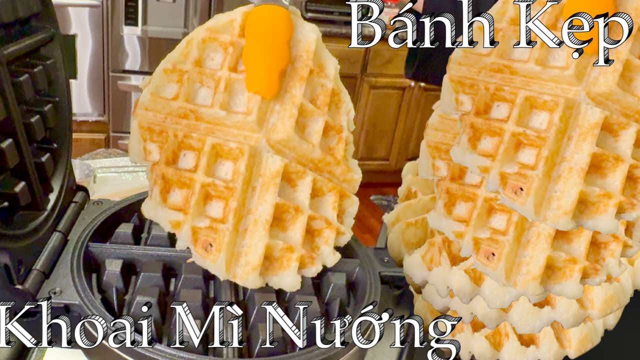 Bánh Khoai Mì Nướng Bằng Khuôn Bánh Kẹp Nhanh Lẹ Giòn Dẻo Và Thơm Ngon - Baked Cassava