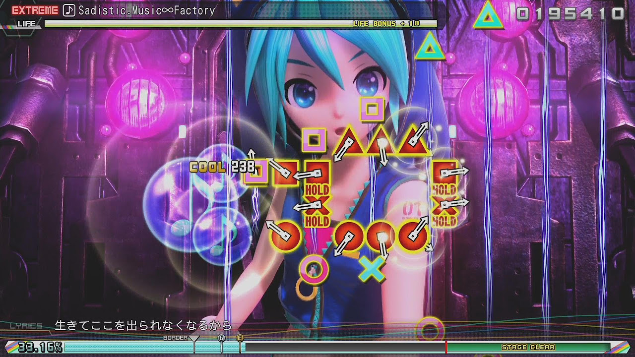 SadisticMusicFactory Extreme Project DIVA Future Tone PS4