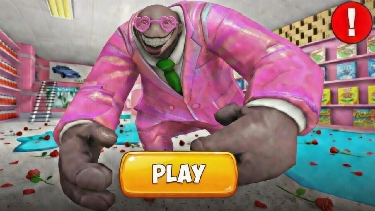 Giant Pink Man Chases Me in Supermarket! 😭