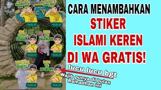 Cara Menambah Stiker Islami Keren di whatsapp screenshot 1