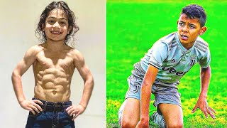 ARAT HOSSEINI match against CRISTIANO RONALDO JR! Iranian Messi vs Cristiano Ronaldo son!