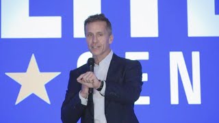 Former Missouri Gov. Eric Greitens thanks supporters