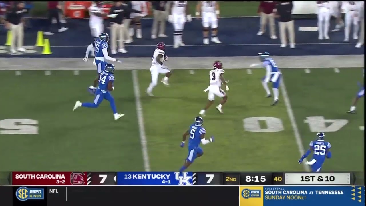 2022 USC vs Kentucky MarShawn Lloyd 28 Yd Reception YouTube