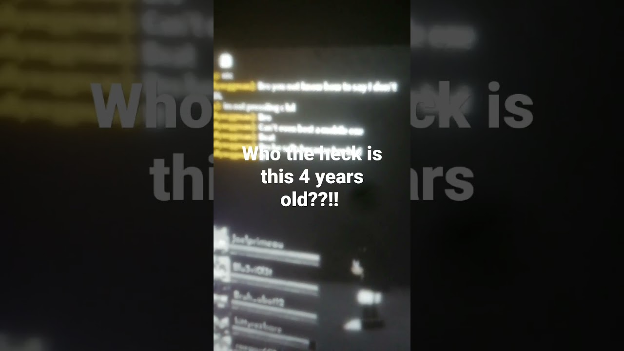 another 4 years old toxic kid