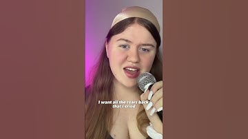 #POV - she changed the lyrics after finding out she was cheated on