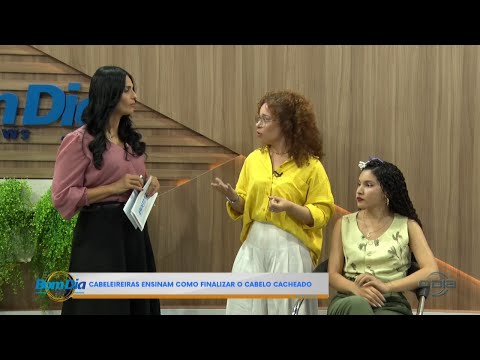 Cabeleireiras ensinam finalização de penteados para cabelos cacheados 26 08 2024
