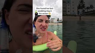 She Went Snorkeling To Find Her Lost Wedding Ring Via Tt