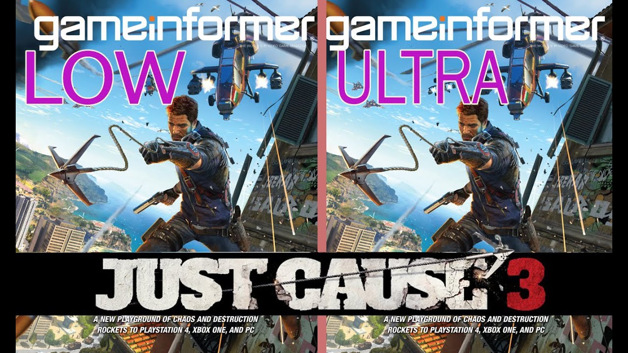 Just Cause 3 Graphics Comparison - Low vs Ultra