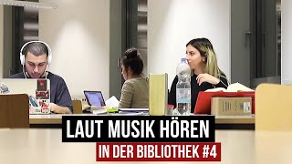 Laut Musik hören in der Bibliothek #4 PRANK | Hasanov