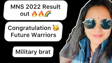MNS final Merit list 2022 Out #mnsresult2022