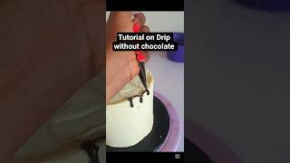 Drip without Chocolate. Tutorial on how ti make a drip with only three ingredients. #nigerianbaker