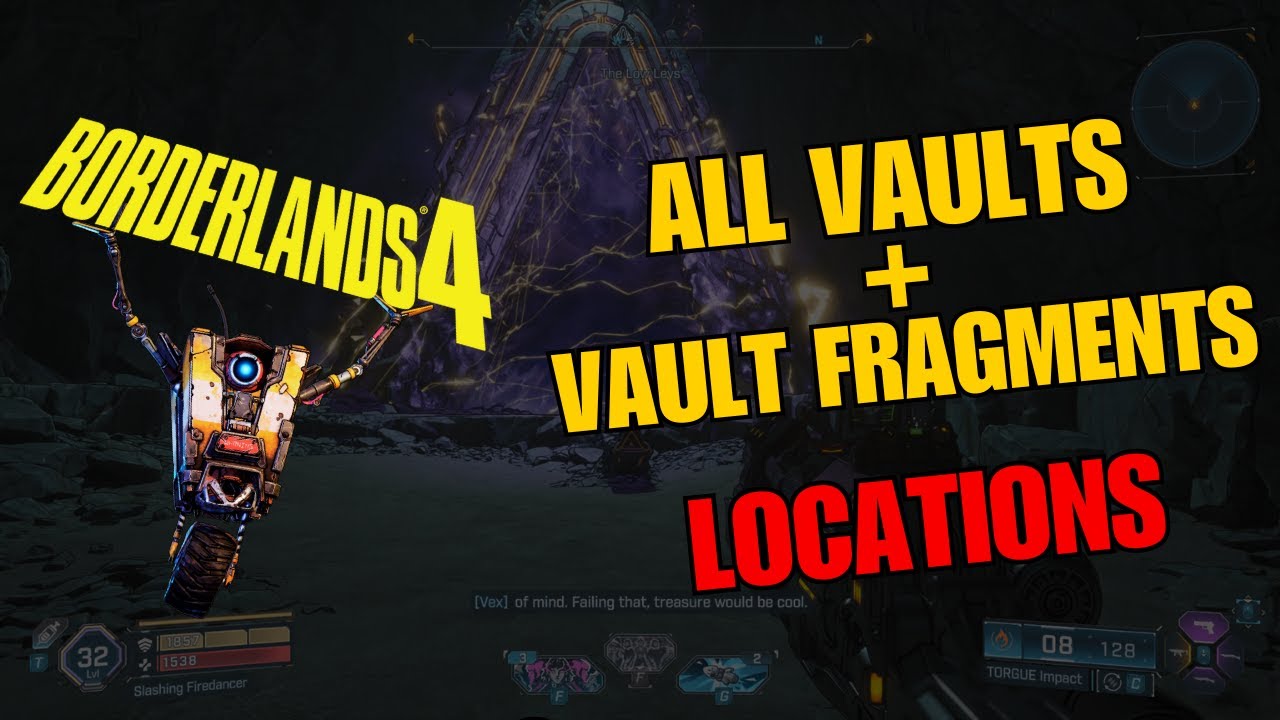 Borderlands 4 - All Vault Fragments & Vault Locations(The Fadefields, Carcadia Burn, Terminus Range)