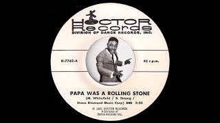 The Hoctor Band - Papa Was A Rolling Stone [Hoctor Records] 1981 Soul Funk 45