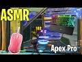 [ASMR] ⌨💤 Chill Apex Pro TKL Clicky Keyboard Fortnite Editing Course &amp; Building