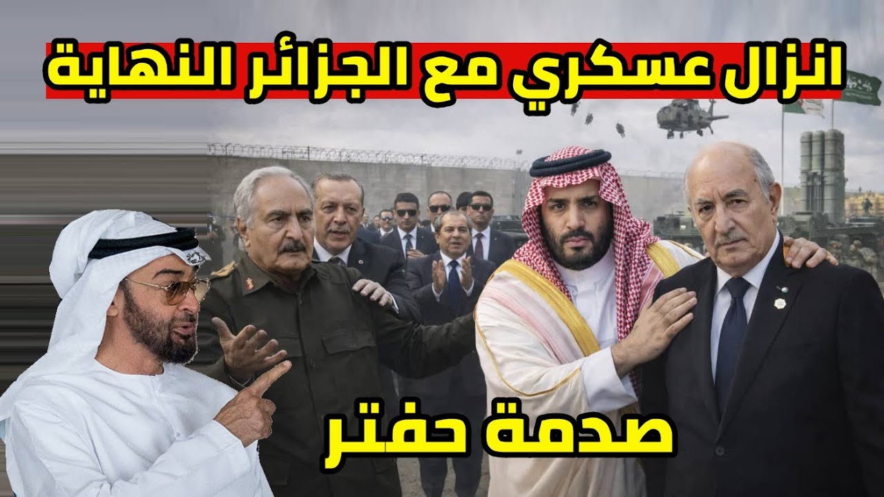 السعودية ترفض الغدر بالجزائر و تباغت الامارات انزال عسكري تاريخي و رفض تركيا