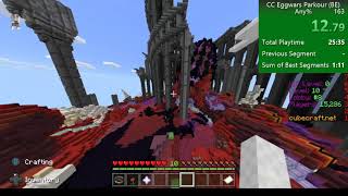 (Former) CubeCraft EggWars parkour World Record 1:10.13 seconds [Bedrock Edition]