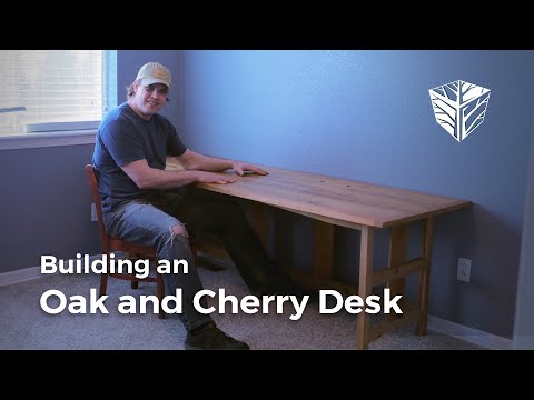 Building an Oak and Cherry desk