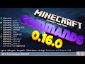 Minecraft PE 0.16.0 COMMANDS Exclusive Commands