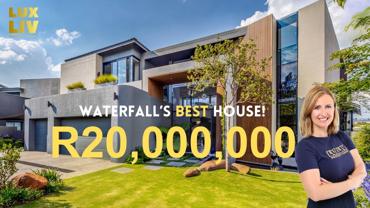 Step Inside R20,000,000 MODERN ENTERTAINERS HOME in Waterfall Country Estate