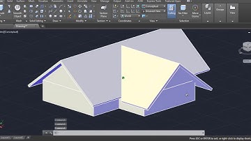 How Do I Try To Design Gable Roof in AutoCAD 3D Modeling, QasimCAD
