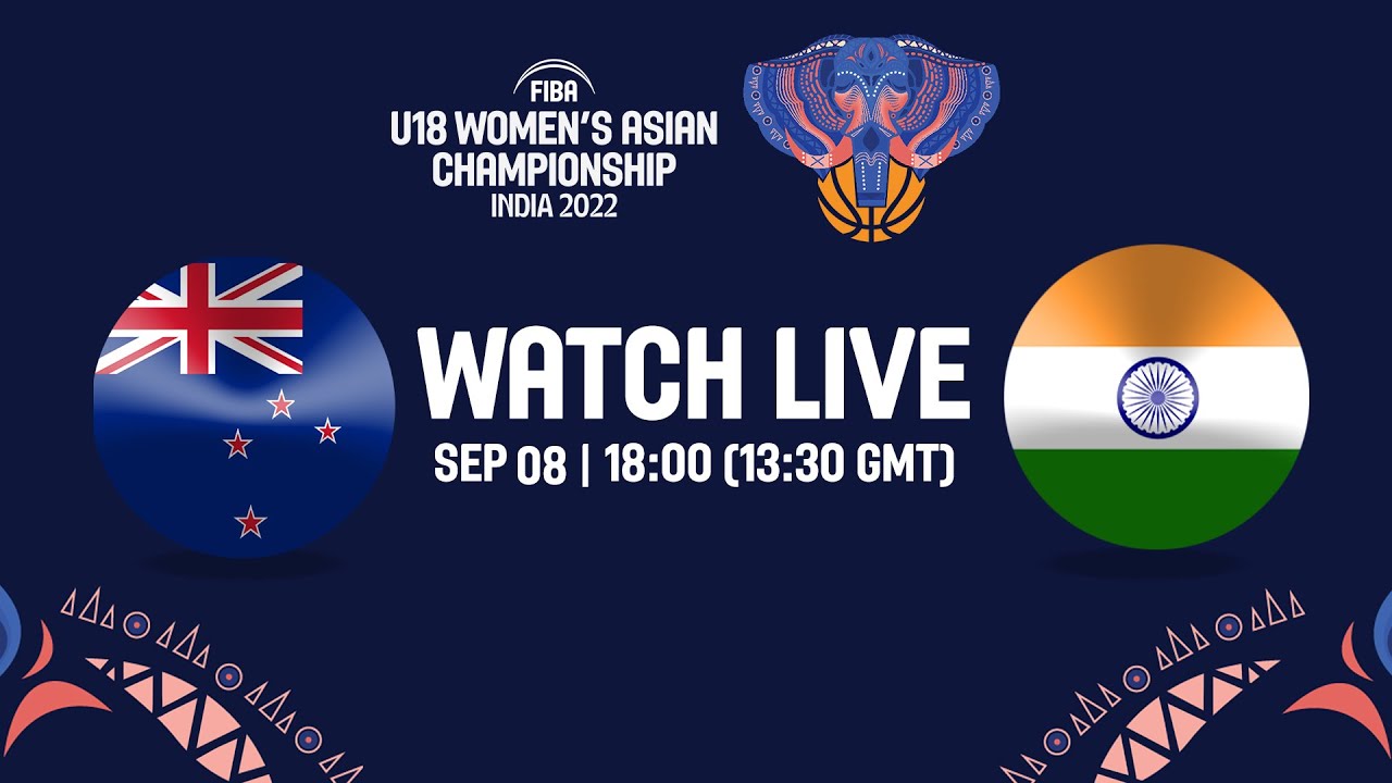 New Zealand v India | Full Basketball Game | FIBA U18 Women's Asian Championship 2022