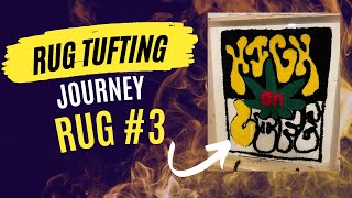 Rug Tufting Journey Rug #3 by Regina's Crazy Life 155 views 1 year ago 2 minutes, 34 seconds