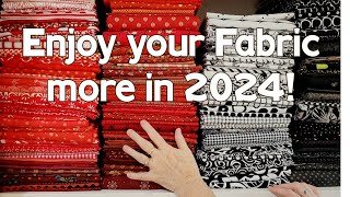 How I store my fabric with tips and advice.