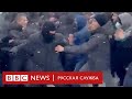 Газовые протесты в Казахстане переросли в столкновения с полицией | Новости Би-би-си