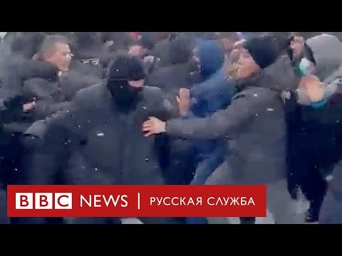 Газовые протесты в Казахстане переросли в столкновения с полицией | Новости Би-би-си