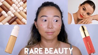 RARE BEAUTY FOUNDATION AND BLUSH REVIEW + WEAR TEST! | Is it worth the hype???