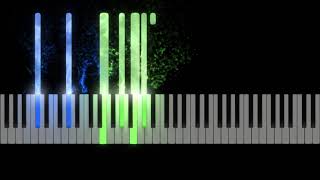 Tones And I "Cloudy Day" Piano Synthesia Preview & Sheet Music - B Major