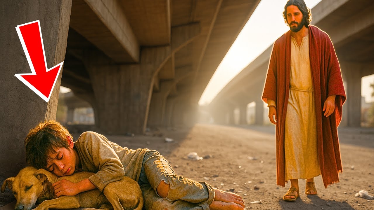 UN NIÑO DE 9 AÑOS DORMÍA BAJO UN PUENTE JUNTO A SU PERRO... PERO JESÚS LO HIZO MILLONARIO...