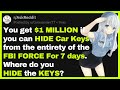 Could You Hide Car Keys for 7 Days From FBI For 1mil? 🤔