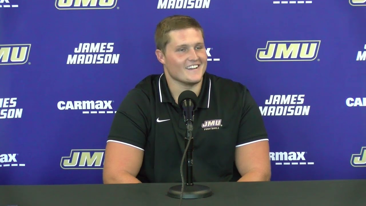 JMU Football Weekly Press Conference - Trent Hendrick & Cole Potts - Aug. 27, 2024