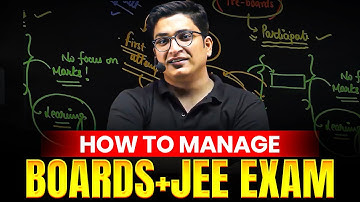 How to Manage BOARDS with JEE Exam🎯 || JEE 2026