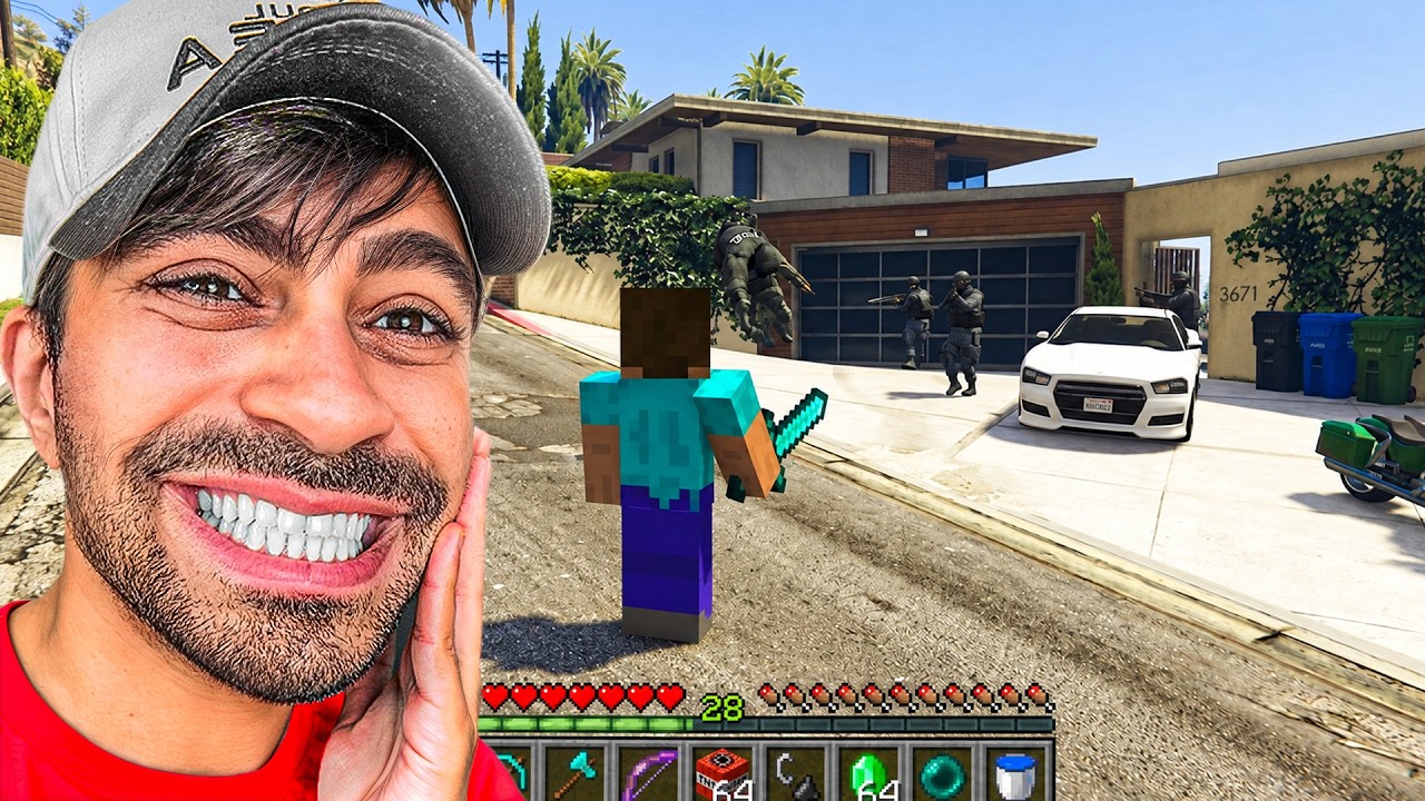 ركبت ماين كرافت في قراند !! 😱