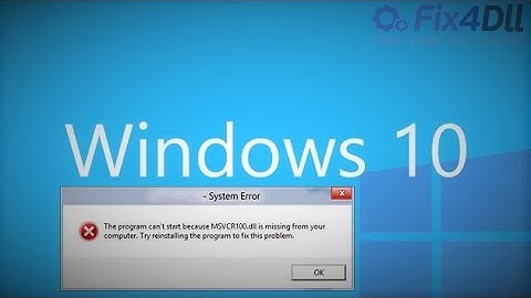 How to Fix Missing Dll Files Error For Games on Windows 10  [Works Legit] [HD]